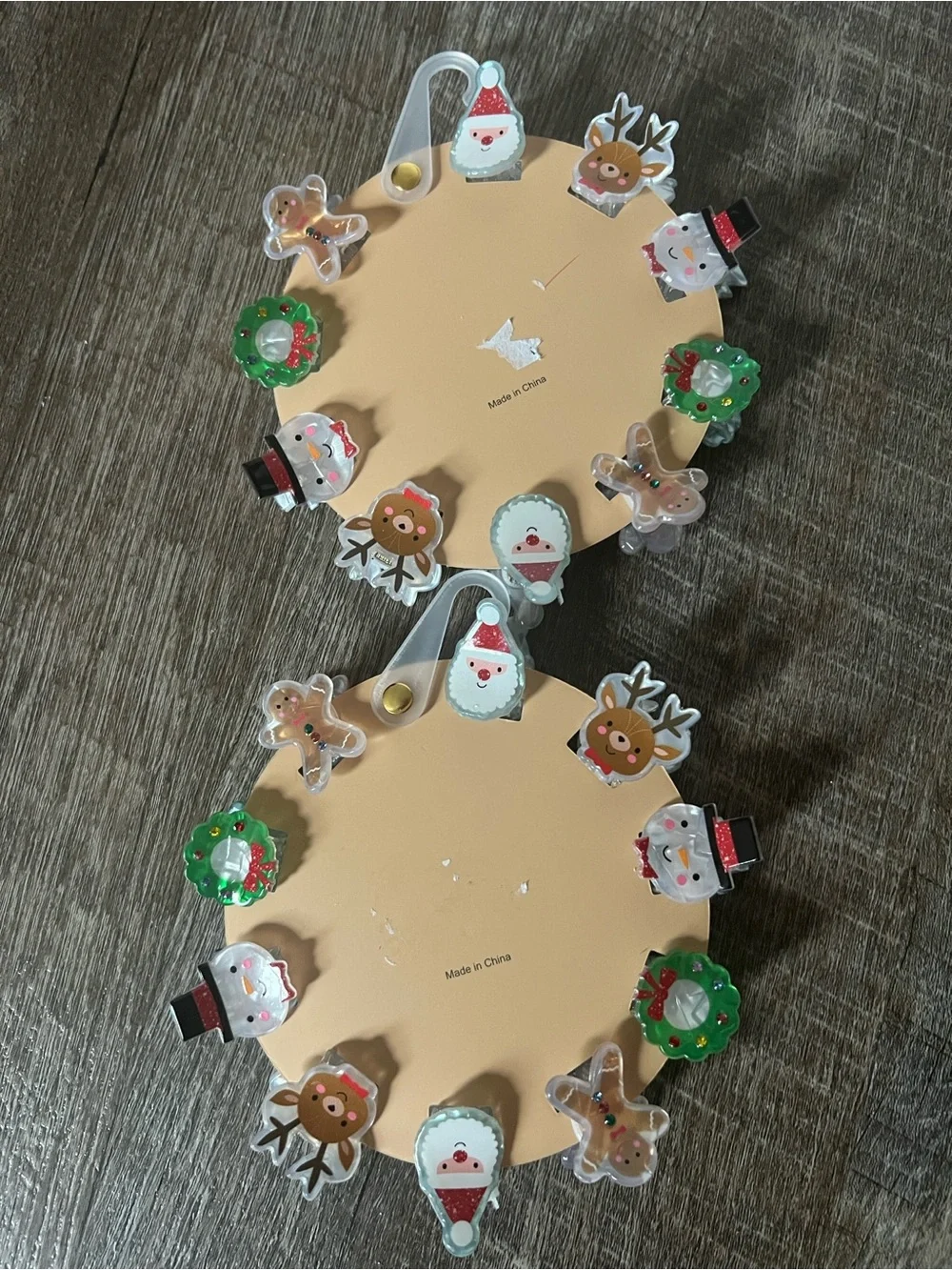 Piper K Christmas Hair Clips-Set of Two (20 Clips)